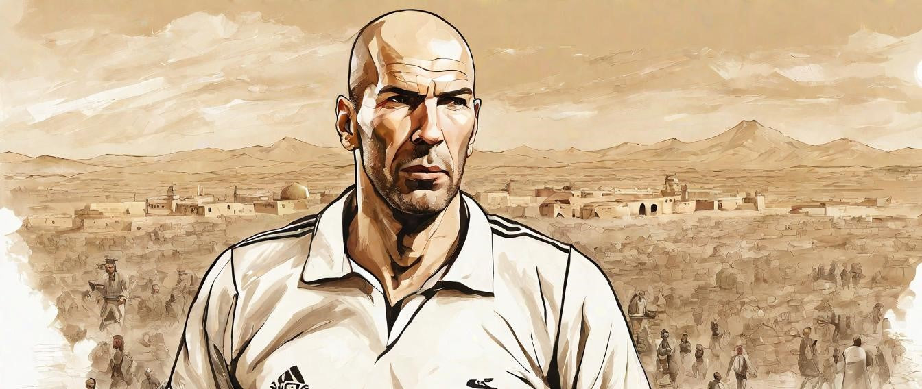 zinedine zidane in Nordafrika