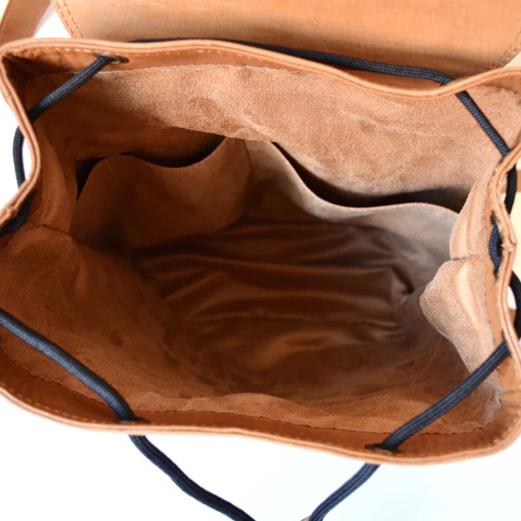 VIVIFY LEATHER HANDMADE BACKPACK &quot;MOROCCO&quot; LEATHER