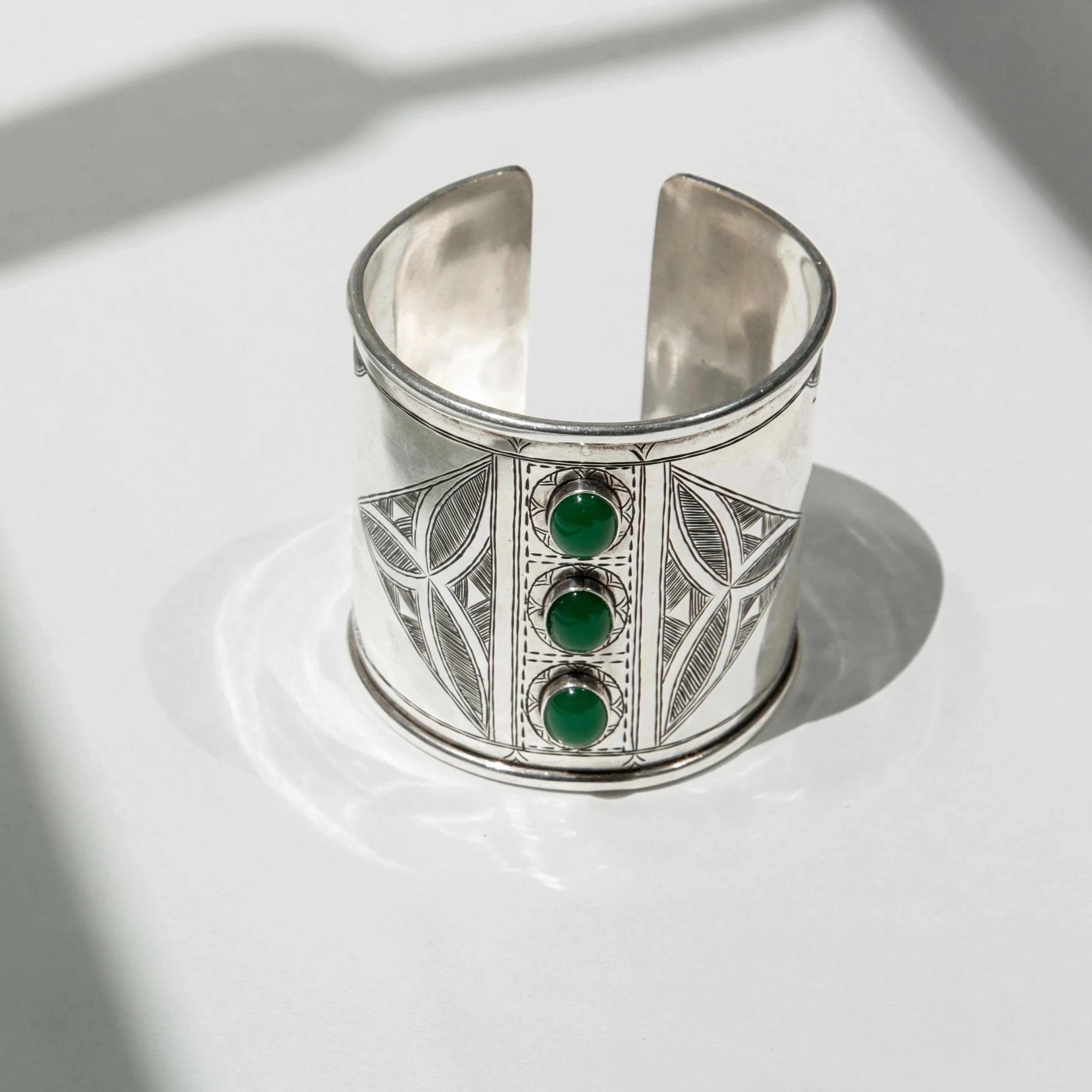 Mint Tea Cuff Bracelet: Moroccan-inspired elegance, Symbol of hospitality, Handcrafted beauty, Timeless accessory.